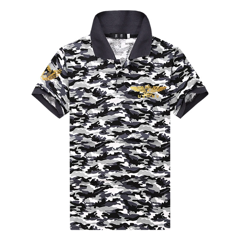 Custom All-Over Print Military Wear Casual Polo thumbnail 4
