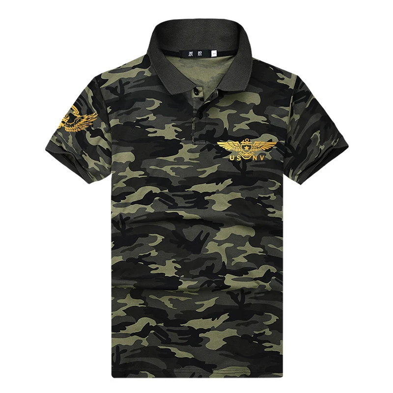 Custom All-Over Print Military Wear Casual Polo thumbnail 7