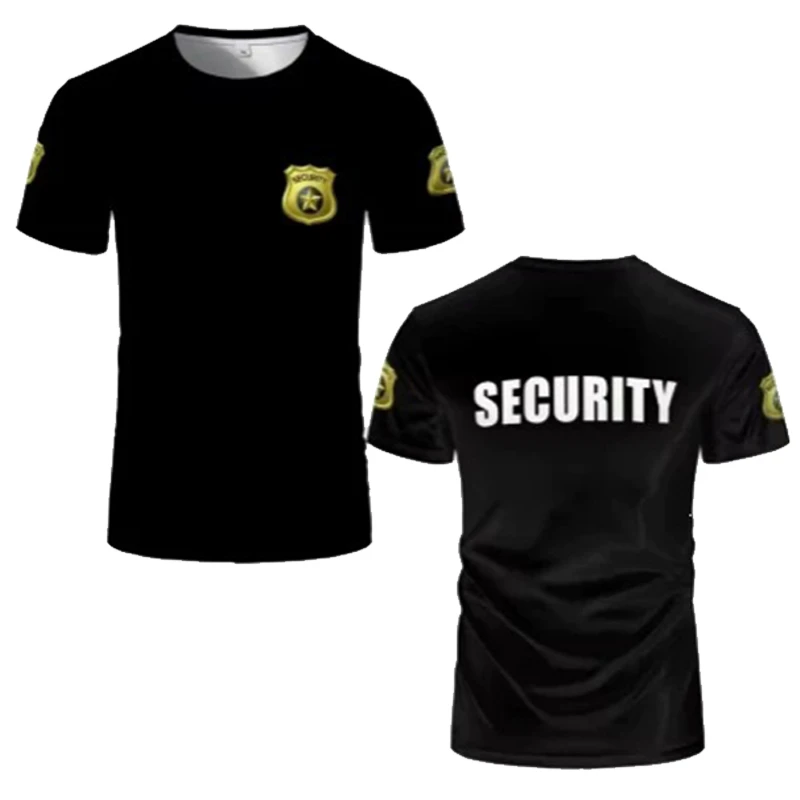 Custom All-Over Print Security & Property T-shirt