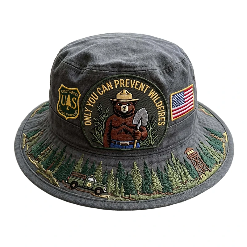 Custom All-Over Print Military Wear Cap thumbnail 2