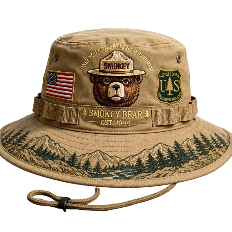 Custom All-Over Print Military Wear Cap thumbnail 5