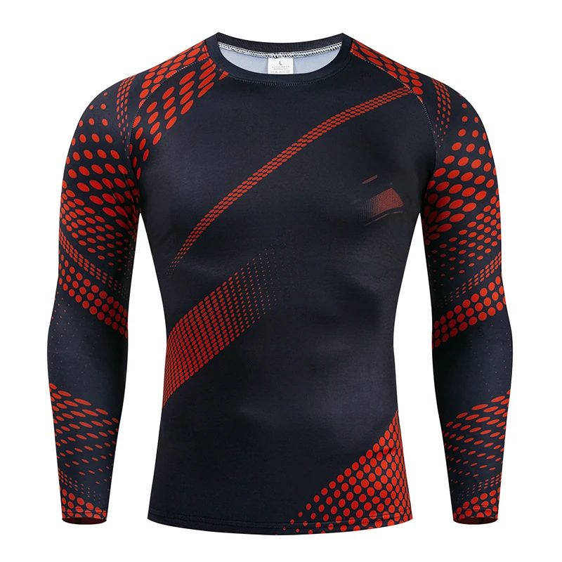 Sublimated gym training shirts — front detail