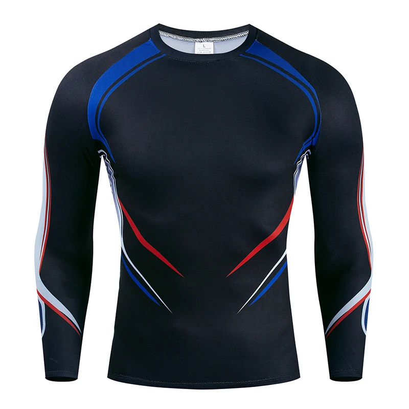 Performance training top — stretch detail